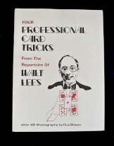 Four professional card tricks from the repertoire of Walt Lees