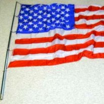 Flag Staff Production by Sam Dalal USA flag